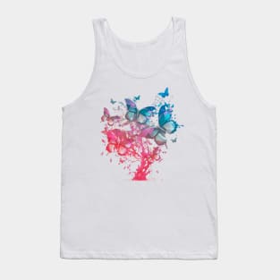 Butterfly tree colorful Tank Top